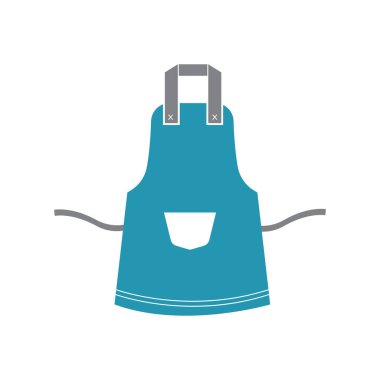 Önlük logo illüstrasyon vektör şablonu