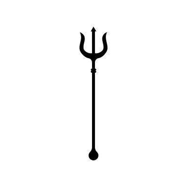 Trident logosu düz tasarım