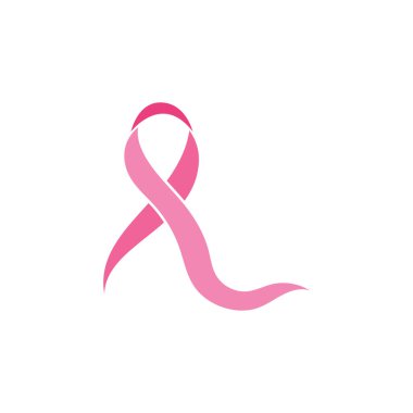 Göğüs kanseri farkındalığı, kurdele logosu şablonu
