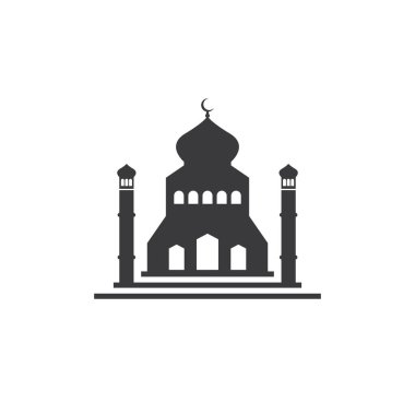 İslami sembol ve logo cami tasarım şablonu