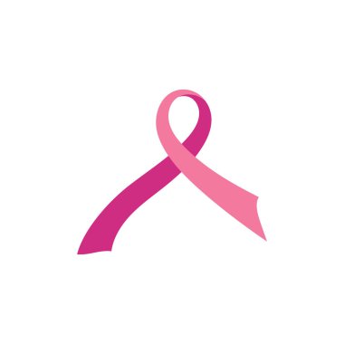 Göğüs kanseri farkındalığı, kurdele tasarım ikonu vektörü