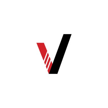 V Harfi Logo vektörü