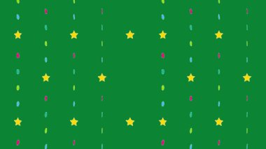 Yeşil Ekranda Kusursuz Döngüsüz Dikey Düzen Arkaplanı