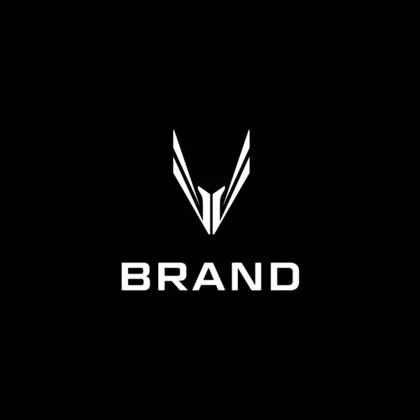 V harfi logosu: Modern Markalar için Kalın bir Monogram