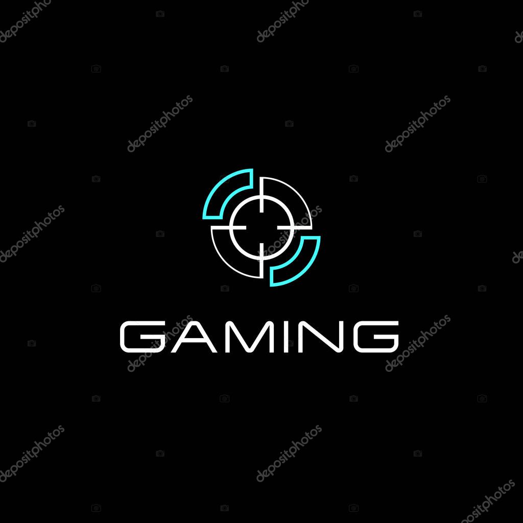 FPS Gaming Logo: A Sharpshooter's Logo for the Modern Gamer