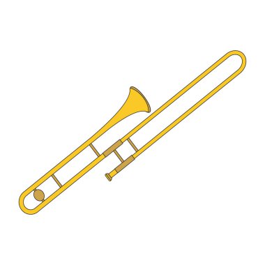Slide into Sound: The Versatile Trombone clipart