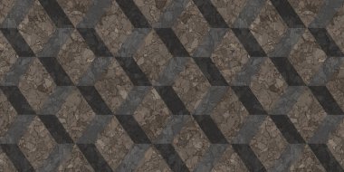 Baskılı gri mantardan yapılmış zarif elmas deseni modern geometrik tasarım ile doğal dokuları birleştiriyor. Mobilya aksanı, ambalaj ve iç dekorasyon için elverişli.