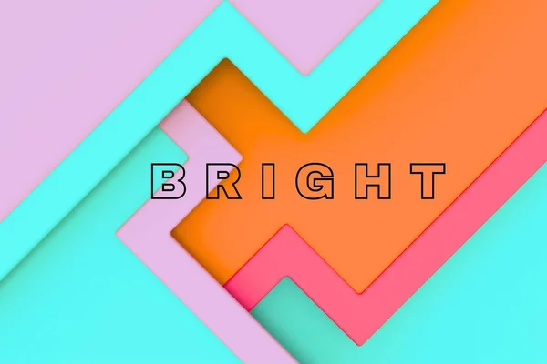 Yaratıcı Grafik Tasarım Metin Efektleri İllüstrasyonu.