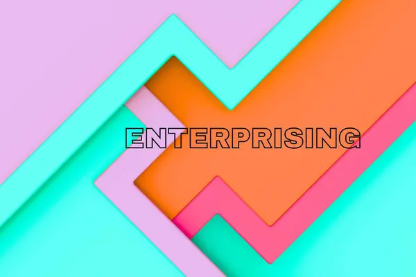 Yaratıcı Grafik Tasarım Metin Efektleri İllüstrasyonu.