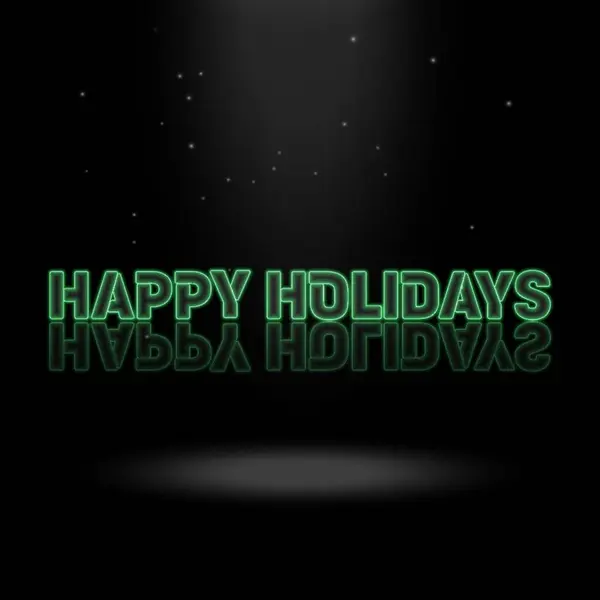 3B Canlandırma Grafik Tasarımı, Mutlu Tatil Metin Efektleri.