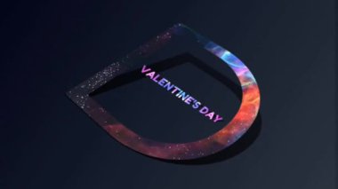 3D Animasyon Grafik Tasarımı, VALENTINE 's Day Metin Efektleri.