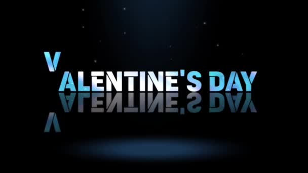 Animation Graphics Design Valentine Day Effets Texte — Video