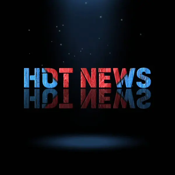 3D Canlandırma Grafik Tasarımı, Ateşli Haber Metni Efektleri.