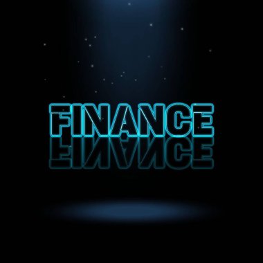 3B Canlandırma Grafik Tasarımı, FINANSA Metin Efektleri.