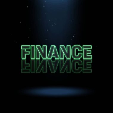 3B Canlandırma Grafik Tasarımı, FINANSA Metin Efektleri.