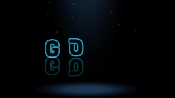 Animációs Grafika Tervezés Goal Text Effects — Stock videók