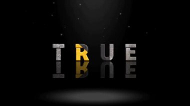 3B Canlandırma Grafik Tasarımı, Gerçek Metin Efektleri.