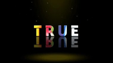 3B Canlandırma Grafik Tasarımı, Gerçek Metin Efektleri.