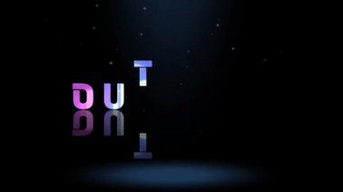 3B Canlandırma Grafik Tasarımı, BoW Metin Çıkarma Efektleri.