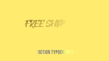 3D Canlandırma Grafik Tasarımı, FREE Gönderme Metni Efektleri.