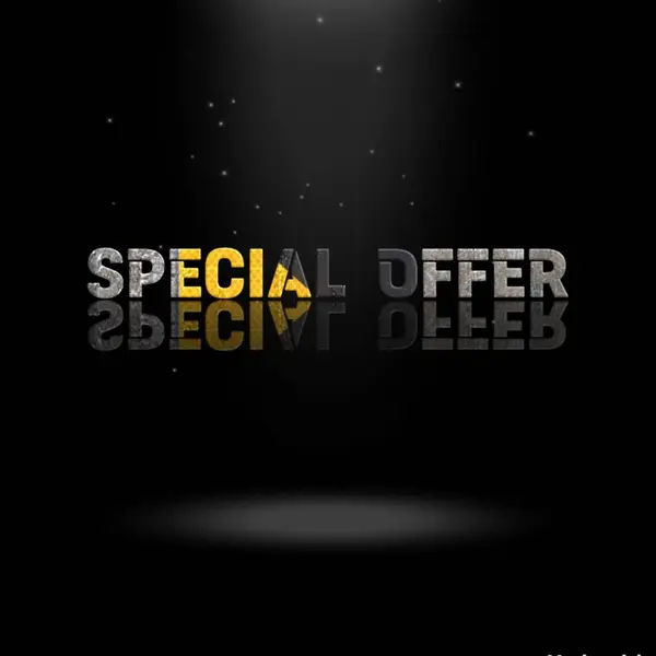 3D Canlandırma Grafik Tasarımı, Özel Teklif Metin Efektleri.