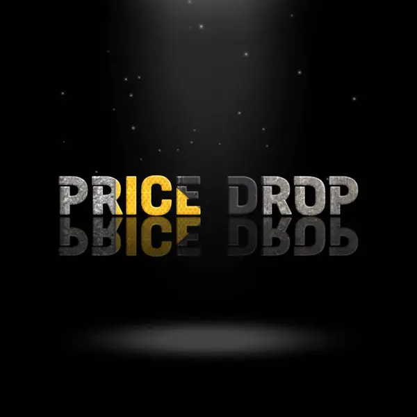 3D Animasyon Grafik Tasarımı, PRICE DROP Metin Efektleri.