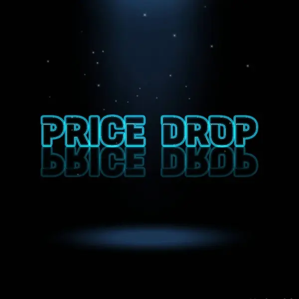 Design Gráficos Animação Preço Drop Efeitos Texto — Fotografia de Stock