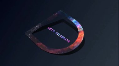 3D Canlandırma Grafik Tasarımı, Metin Efektlerini Kutlayalım.