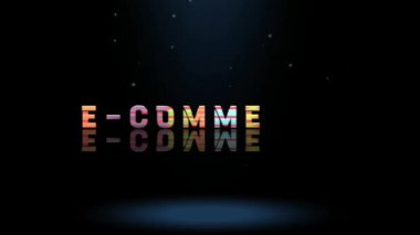 3D Canlandırma Grafik Tasarımı, E- COMERCE Metin Efektleri.