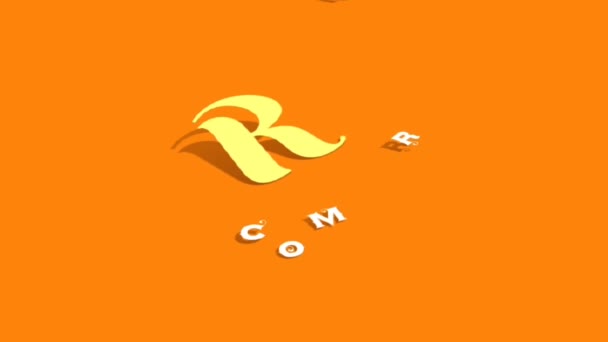 Animációs Grafika Tervezés Commerce Szövegeffektusok — Stock videók