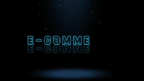 Animation Graphisme Conception Commerce Effets Texte — Video