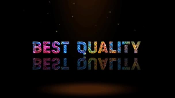 Animation Graphics Design Migliore Qualità Effetti Testuali — Video Stock
