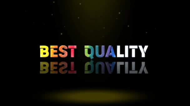 Design Grafic Animație Cele Mai Bune Efecte Text Calitate — Videoclip de stoc