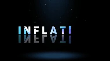 3D Canlandırma Grafik Tasarımı, INFLATION Metin Efektleri.
