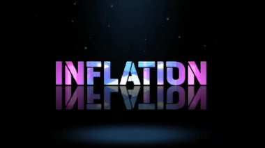 3D Canlandırma Grafik Tasarımı, INFLATION Metin Efektleri.