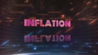 3D Canlandırma Grafik Tasarımı, INFLATION Metin Efektleri.