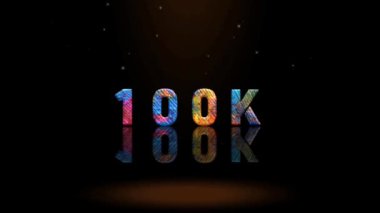 3B Canlandırma Grafik Tasarımı, 100K Metin Efektleri.