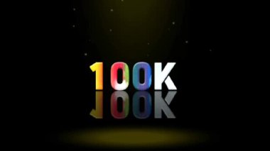 3B Canlandırma Grafik Tasarımı, 100K Metin Efektleri.