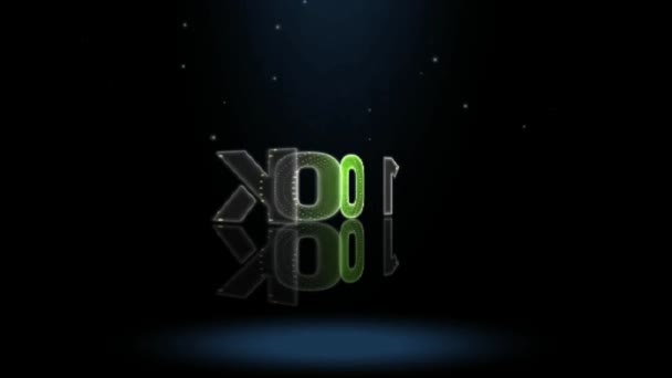 Design Grafic Animație Efecte Text 100K — Videoclip de stoc