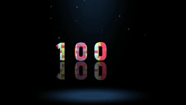 Conception Graphique Animation Effets Texte 100K — Video