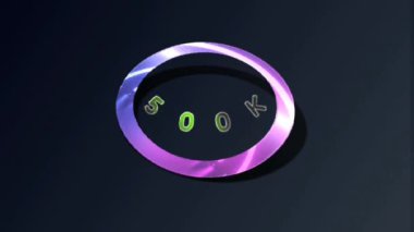 3B Canlandırma Grafik Tasarımı, 500K Metin Efektleri.