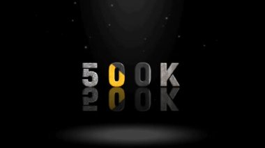 3B Canlandırma Grafik Tasarımı, 500K Metin Efektleri.