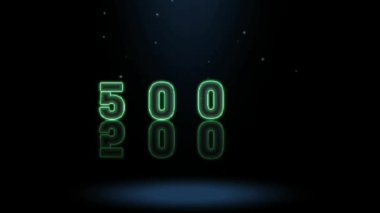 3B Canlandırma Grafik Tasarımı, 500K Metin Efektleri.