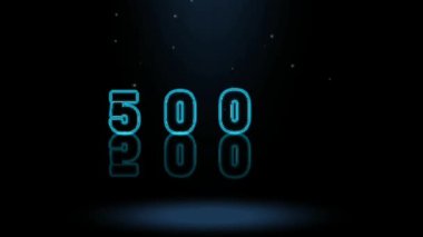 3B Canlandırma Grafik Tasarımı, 500K Metin Efektleri.