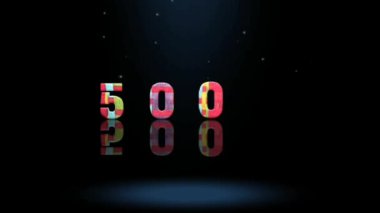 3B Canlandırma Grafik Tasarımı, 500K Metin Efektleri.