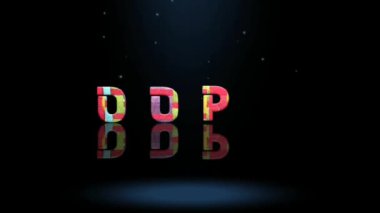 3B Canlandırma Grafik Tasarımı, OPS Metin Efektleri.