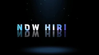 3D Canlandırma Grafik Tasarımı, Şimdi Metin Kiralama Efektleri.