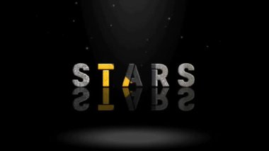 3B Animasyon Grafik Tasarımı, STARS Metin Efektleri.