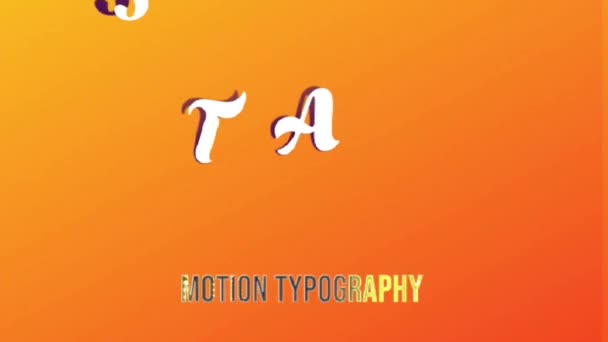 Diseño Gráficos Animación Efectos Texto Stars — Vídeos de Stock