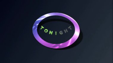 3B Canlandırma Grafik Tasarımı, Bu gece Metin Efektleri.